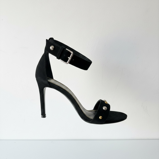 Preloved Black Maje Heels, 4
