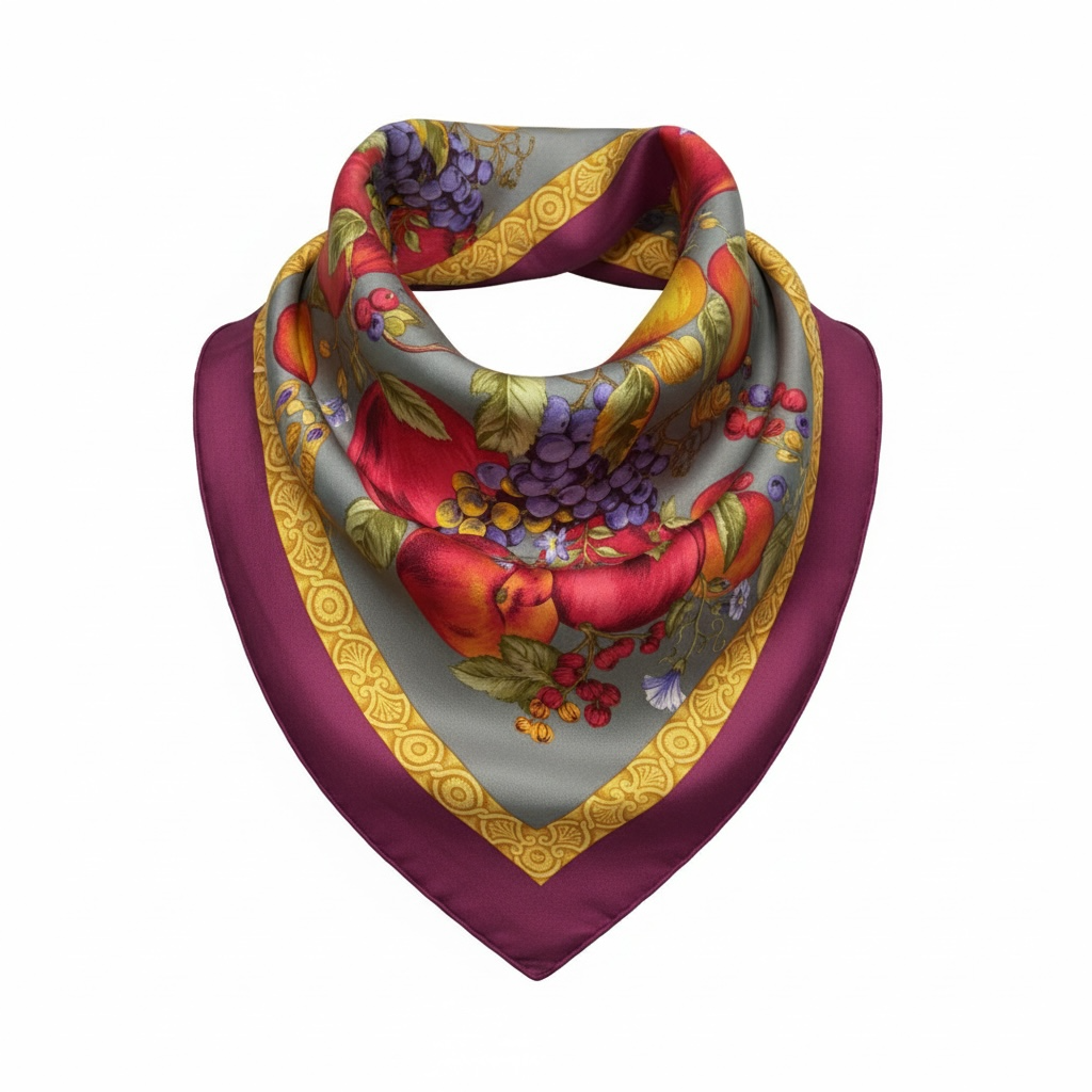 Pattern Salvatore Ferragamo Silk Scarf