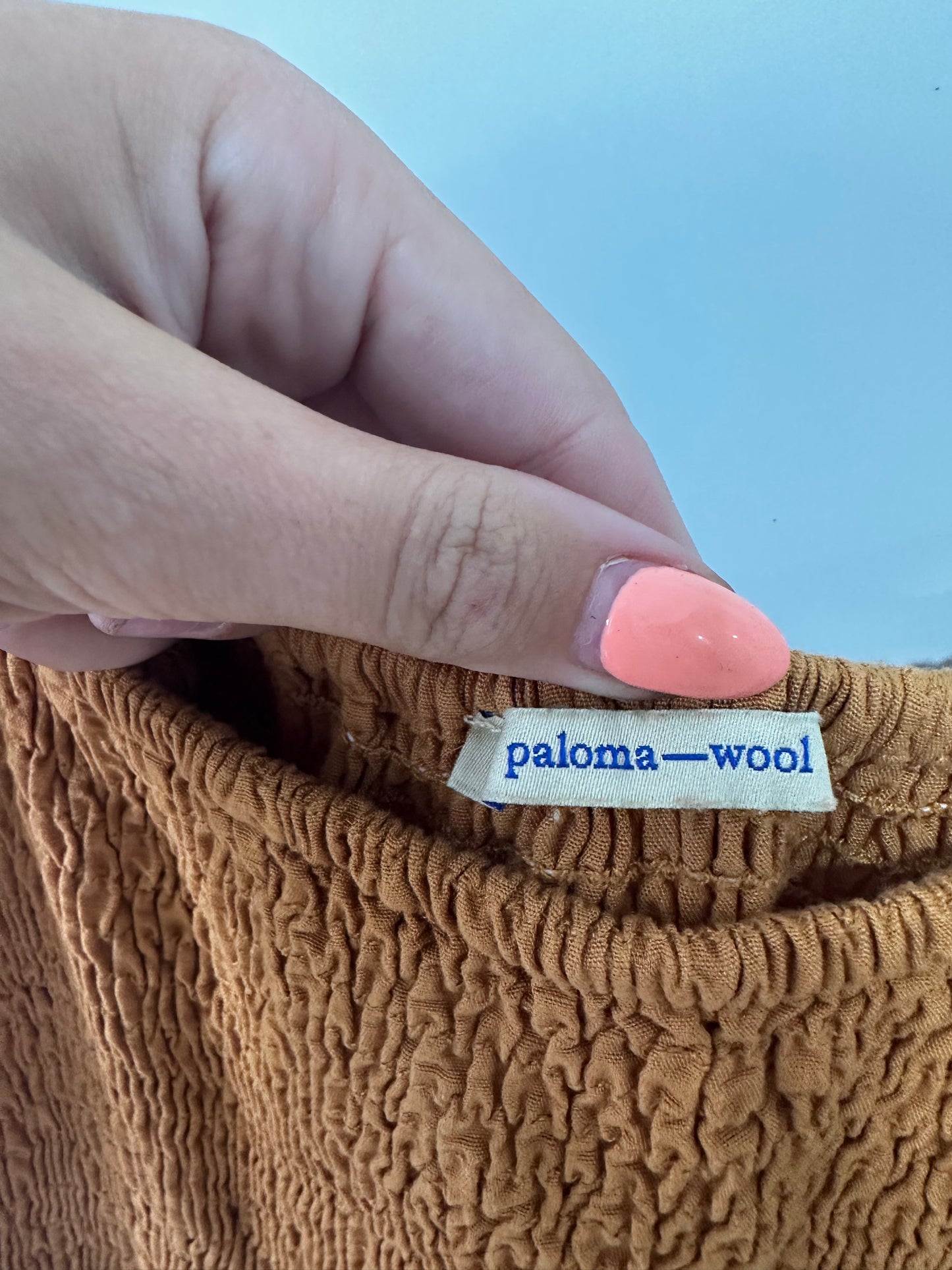 Brown Paloma Wool Dress, Size M