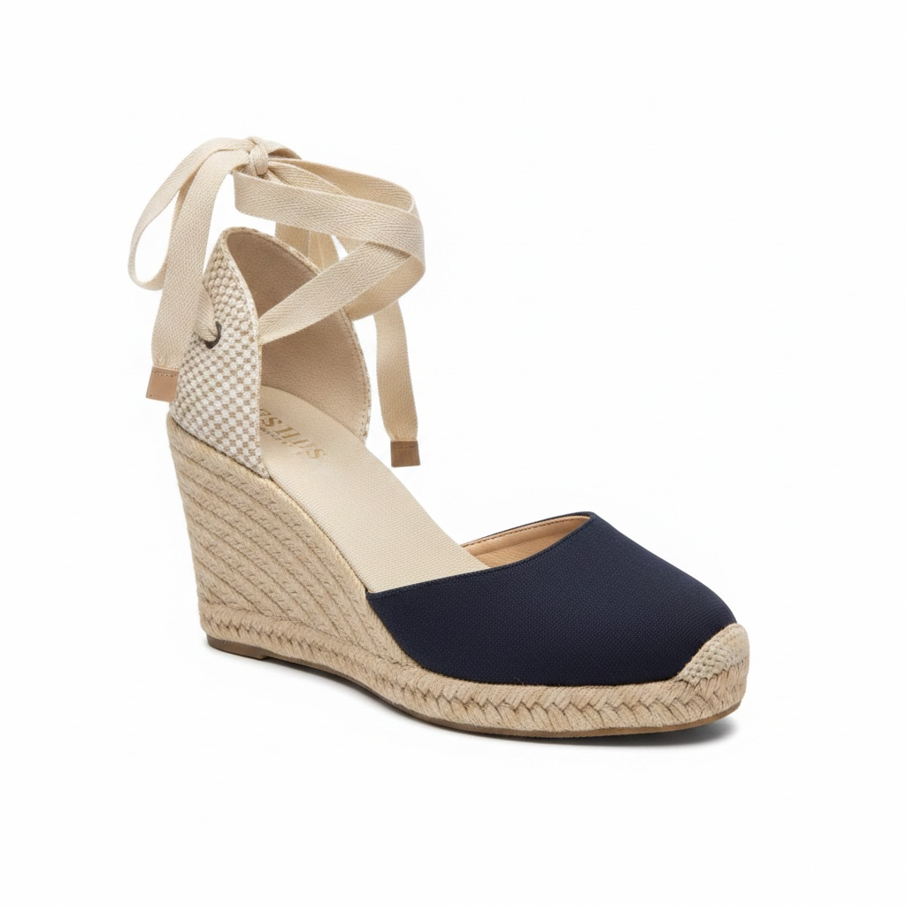 Pre-loved Blue & Cream Soludos Espadrilles, 4