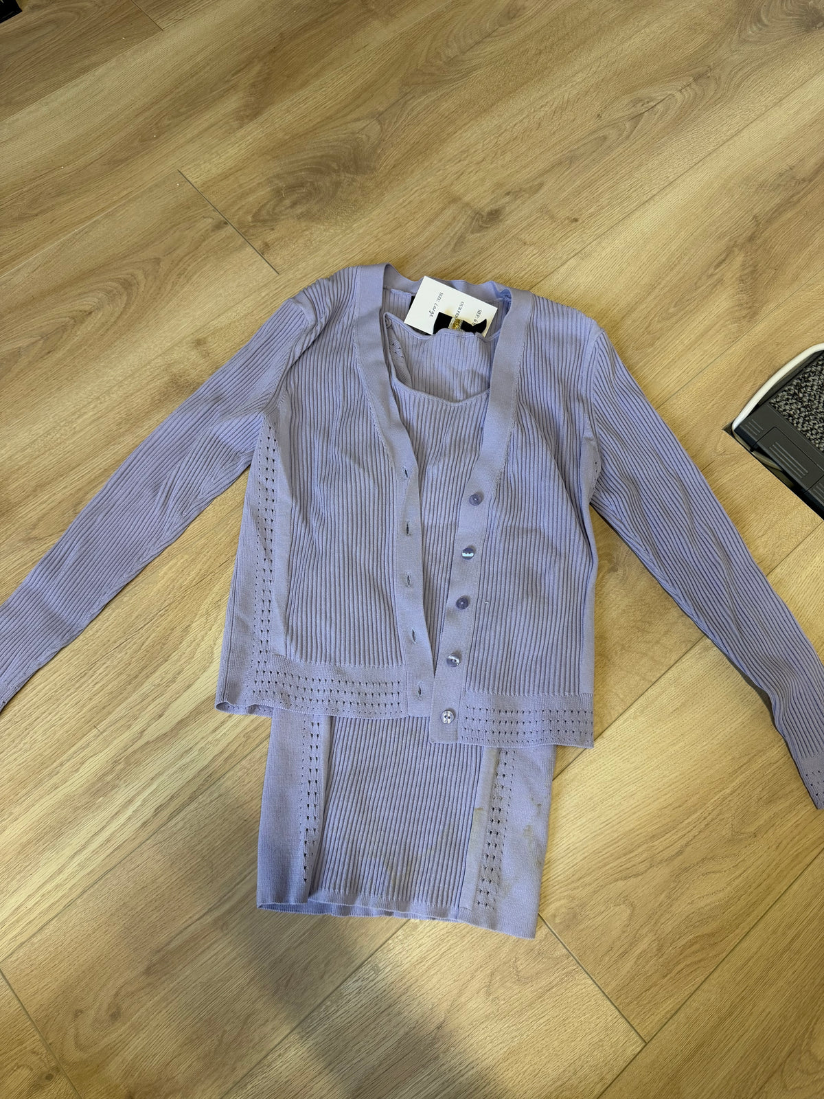 Preloved Paule Ka Co-ord, Size Large Purple