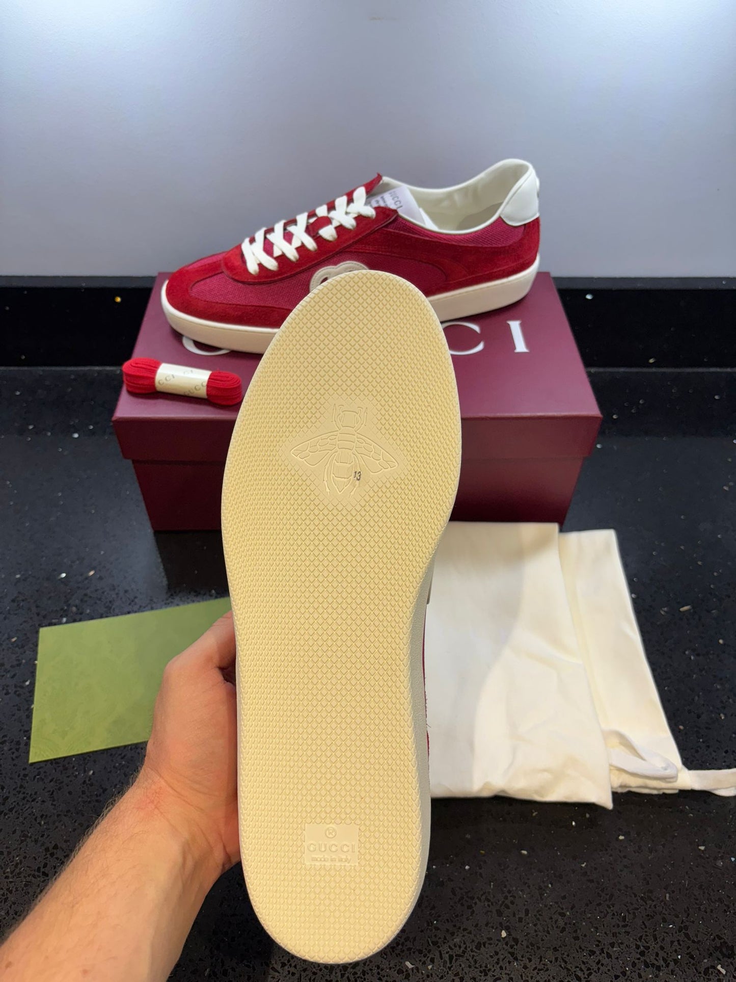 Brand New Gucci Sneakers, Mens Size 13 (Fit a 12Wide)