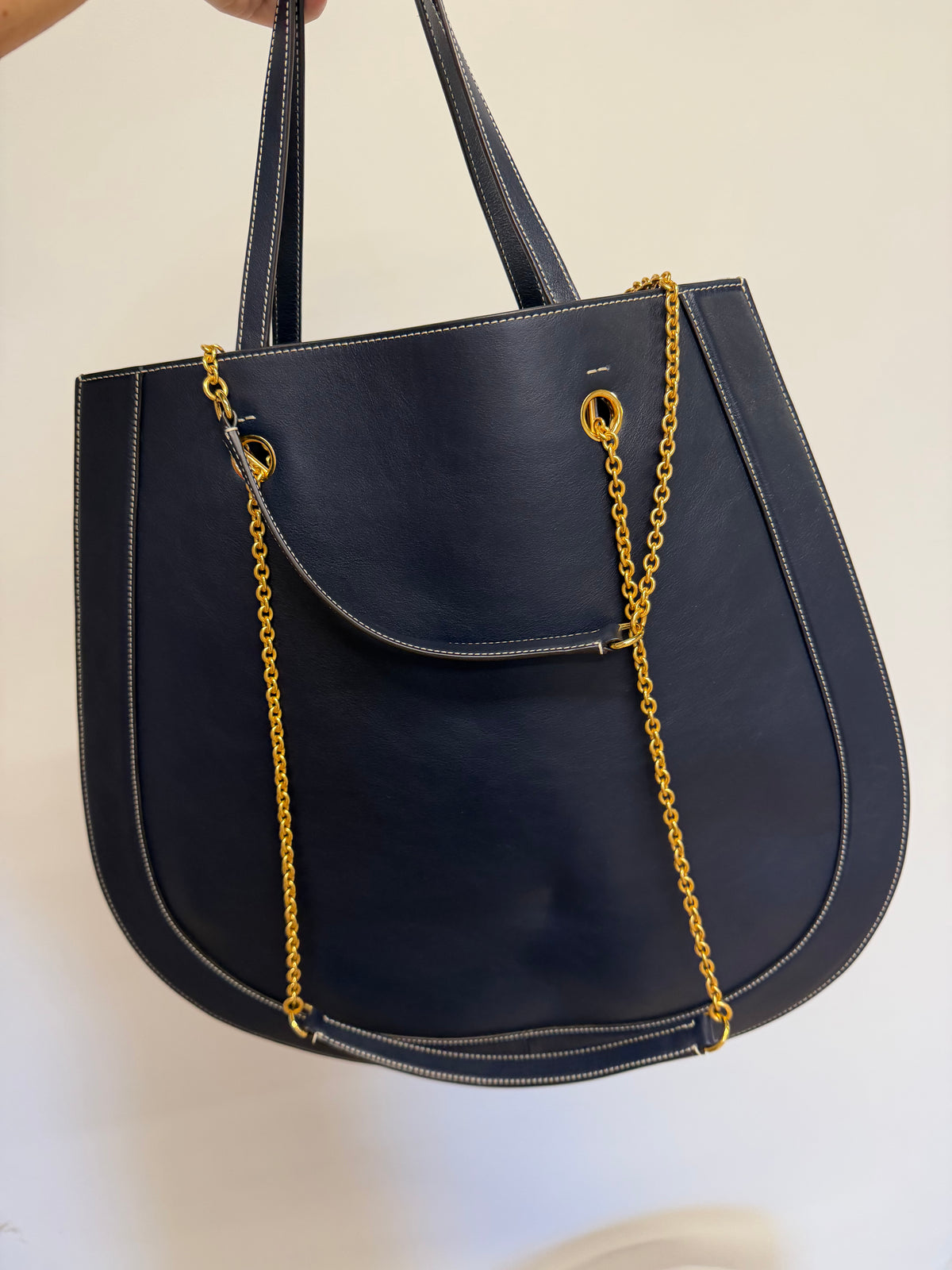 Preloved Mulberry Handbag Navy