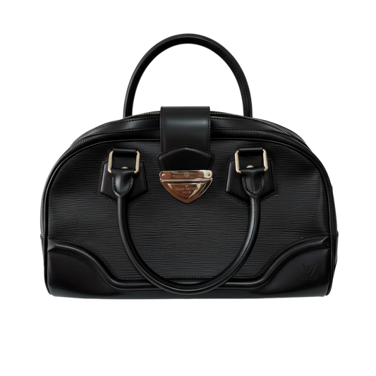 Preloved Black Epi Leather Louis Vuitton Bag