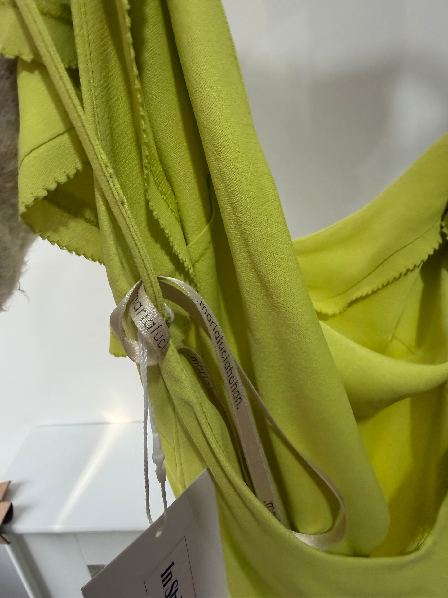 Pre Loved Lime Green Marialuciahohan Dress, 8