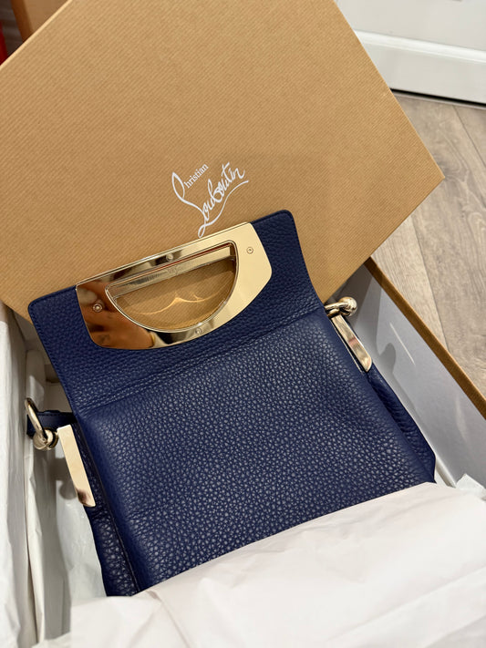 Navy Christian Louboutin Passage Messenger Bag, Brand New, Boxed