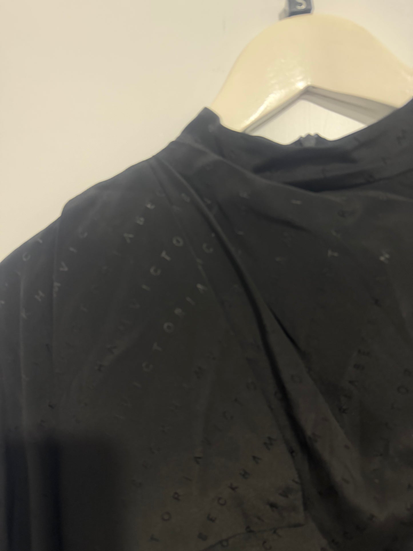 Black Victoria Beckham Blouse, Size 10