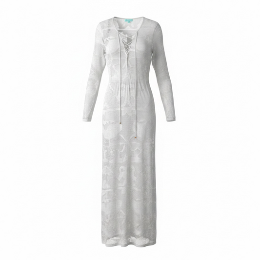 Pre-loved Silver Melissa Obabash Dress, M