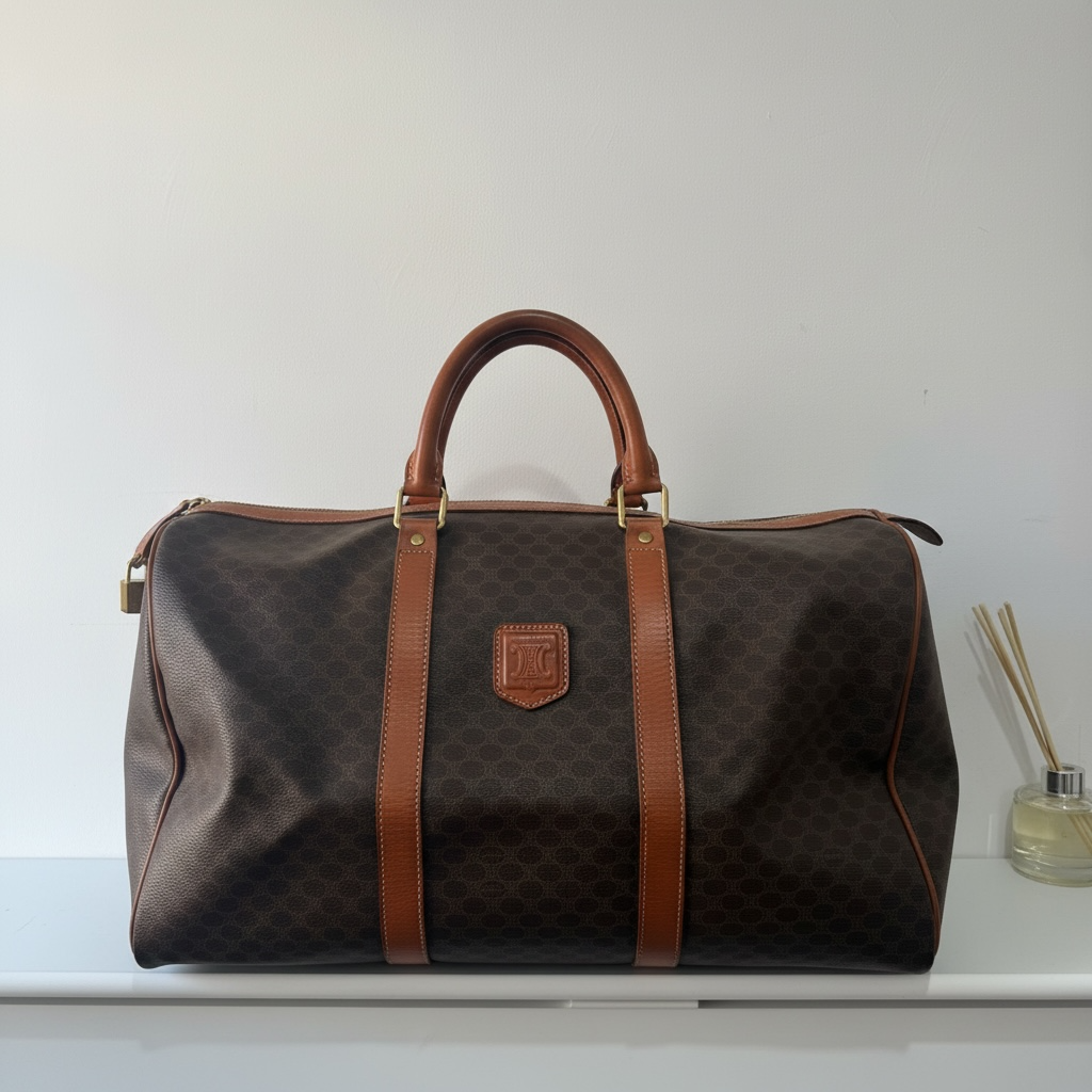 Pre-owned, Monogram Celine Holdall Keepall, Boston 50