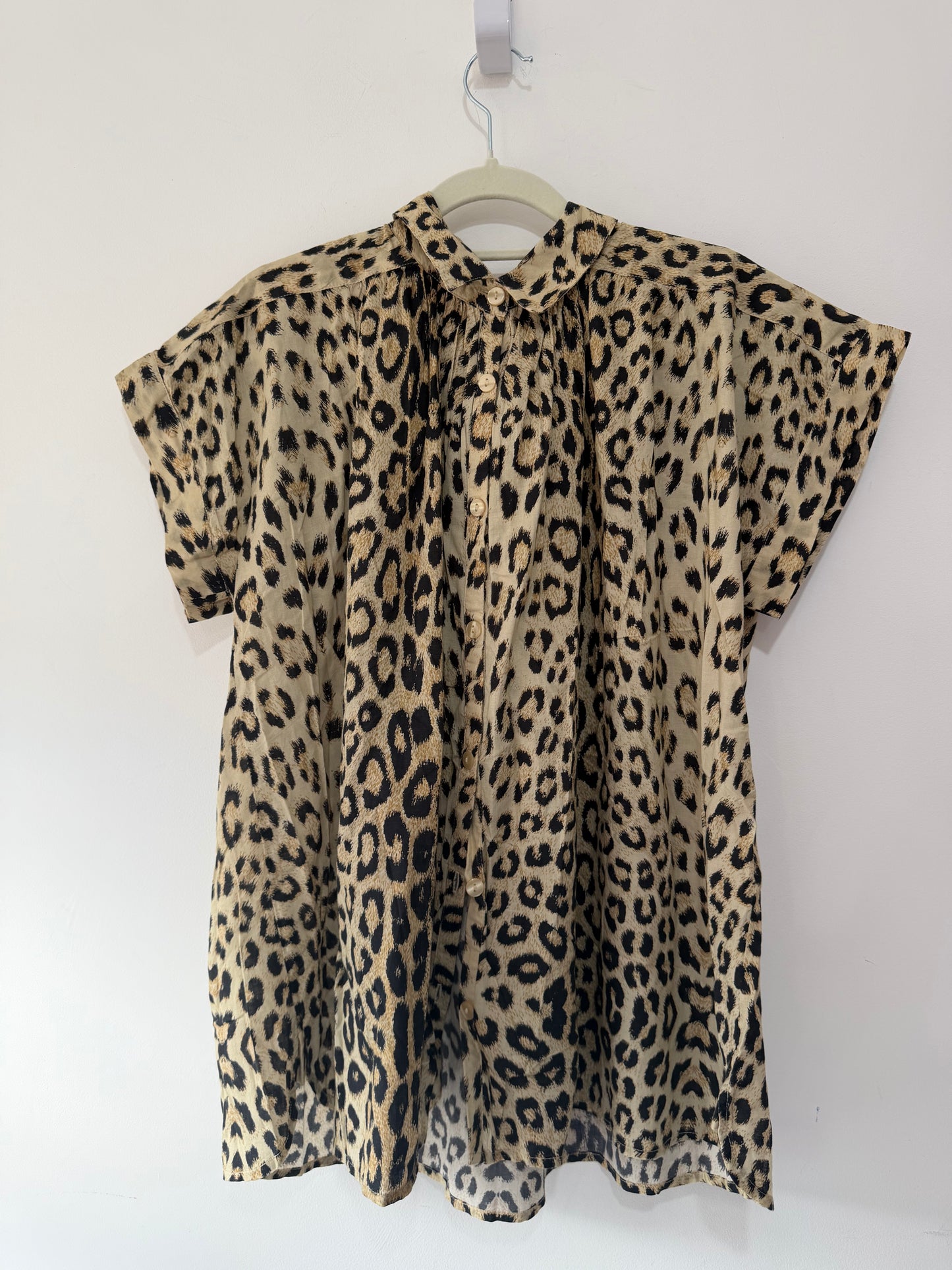 Preloved Leopard BNWT Notshy Shirt, M