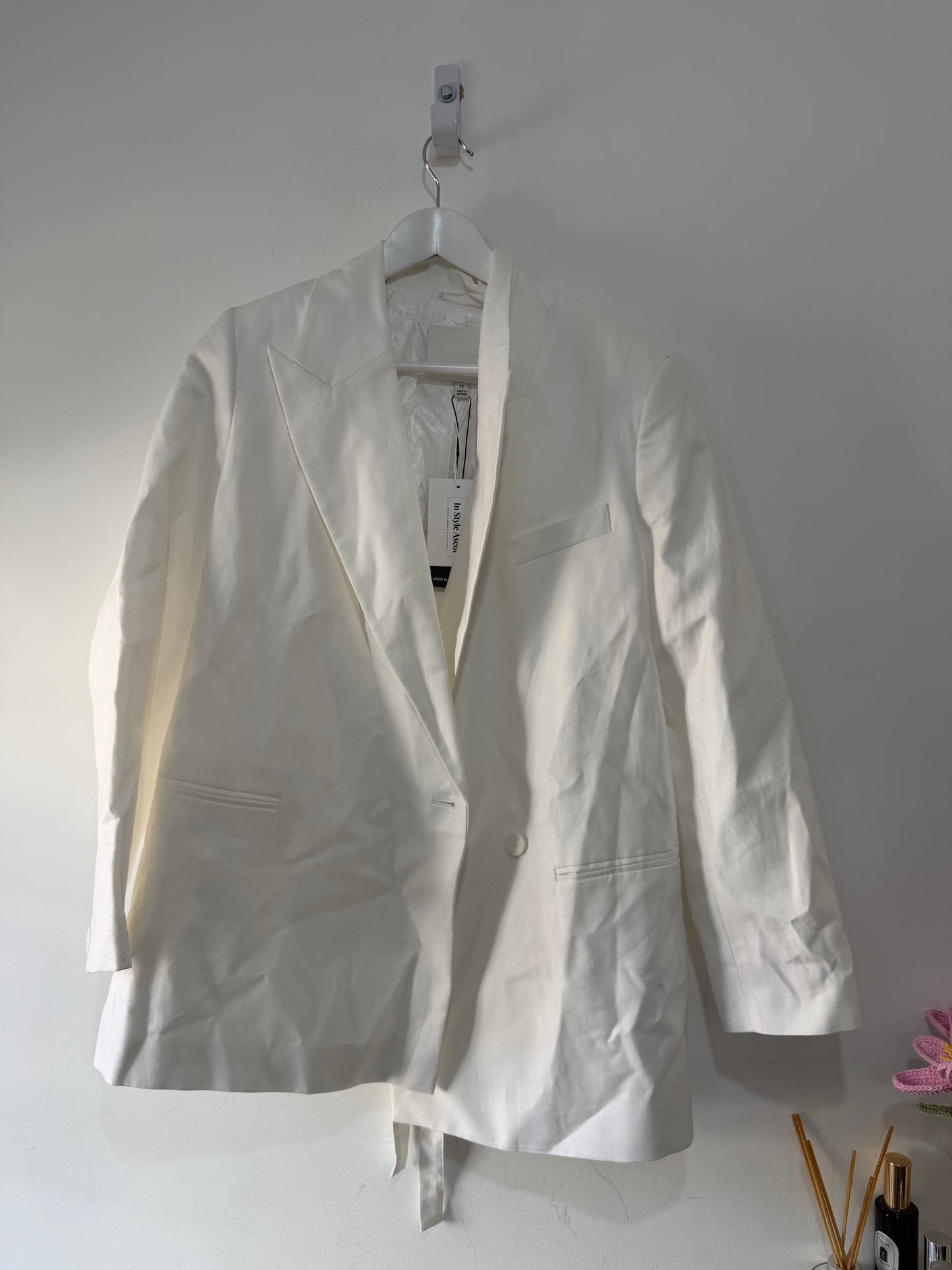 Preloved White Autograph Blazer, 12