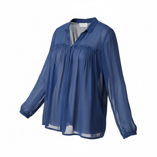 Navy Munthe Blouse, Size 10