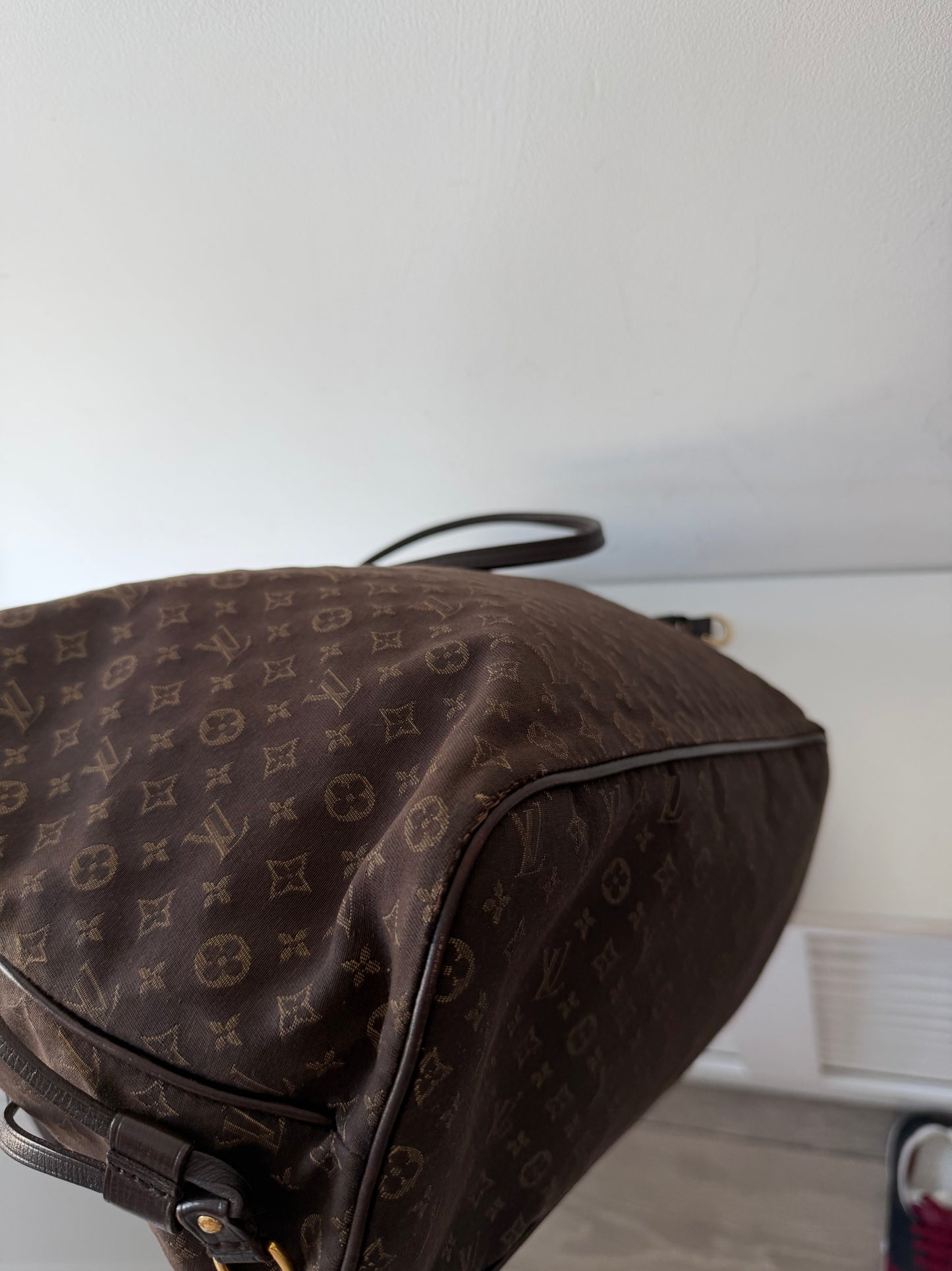 Pre-Loved Brown Monogram Neverfull MM in Idylle Louis Vuitton  Handbag