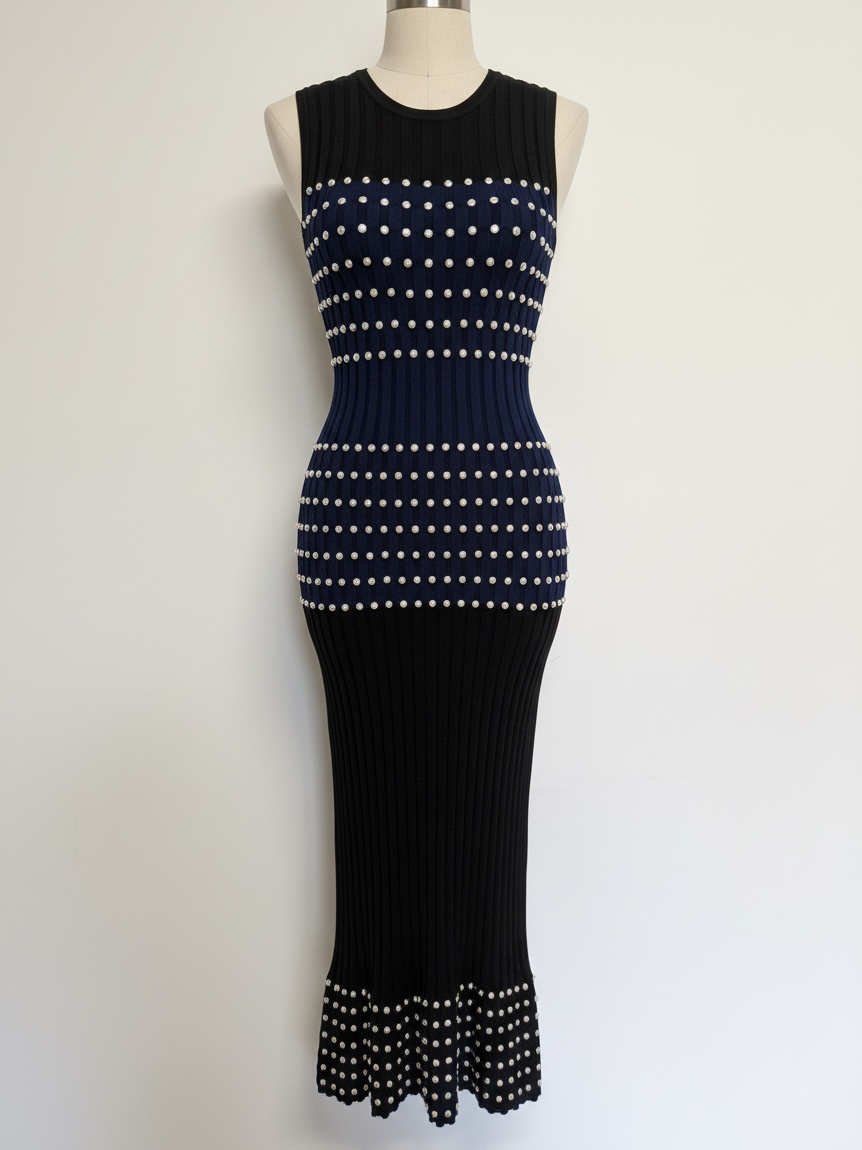 Preloved Navy Emilio Pucci Dress Size Medium