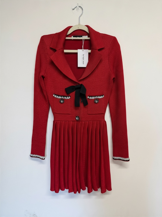 Preloved Self-Portrait Dress Size S (8) Red