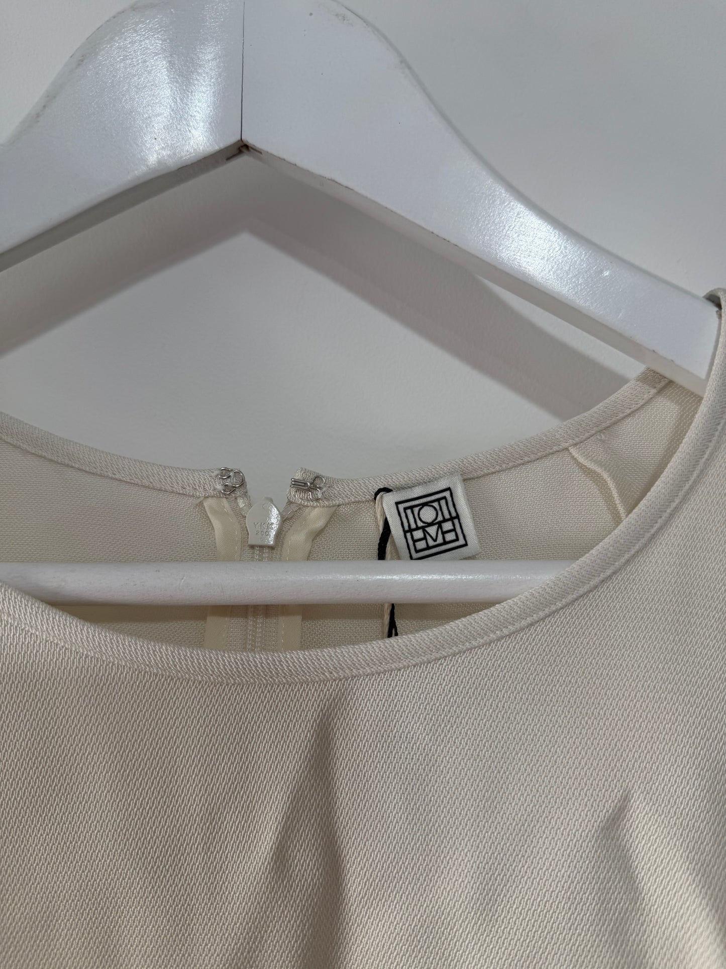 Pre-owned, Cream Toteme Blouse, Size 14 BNWT