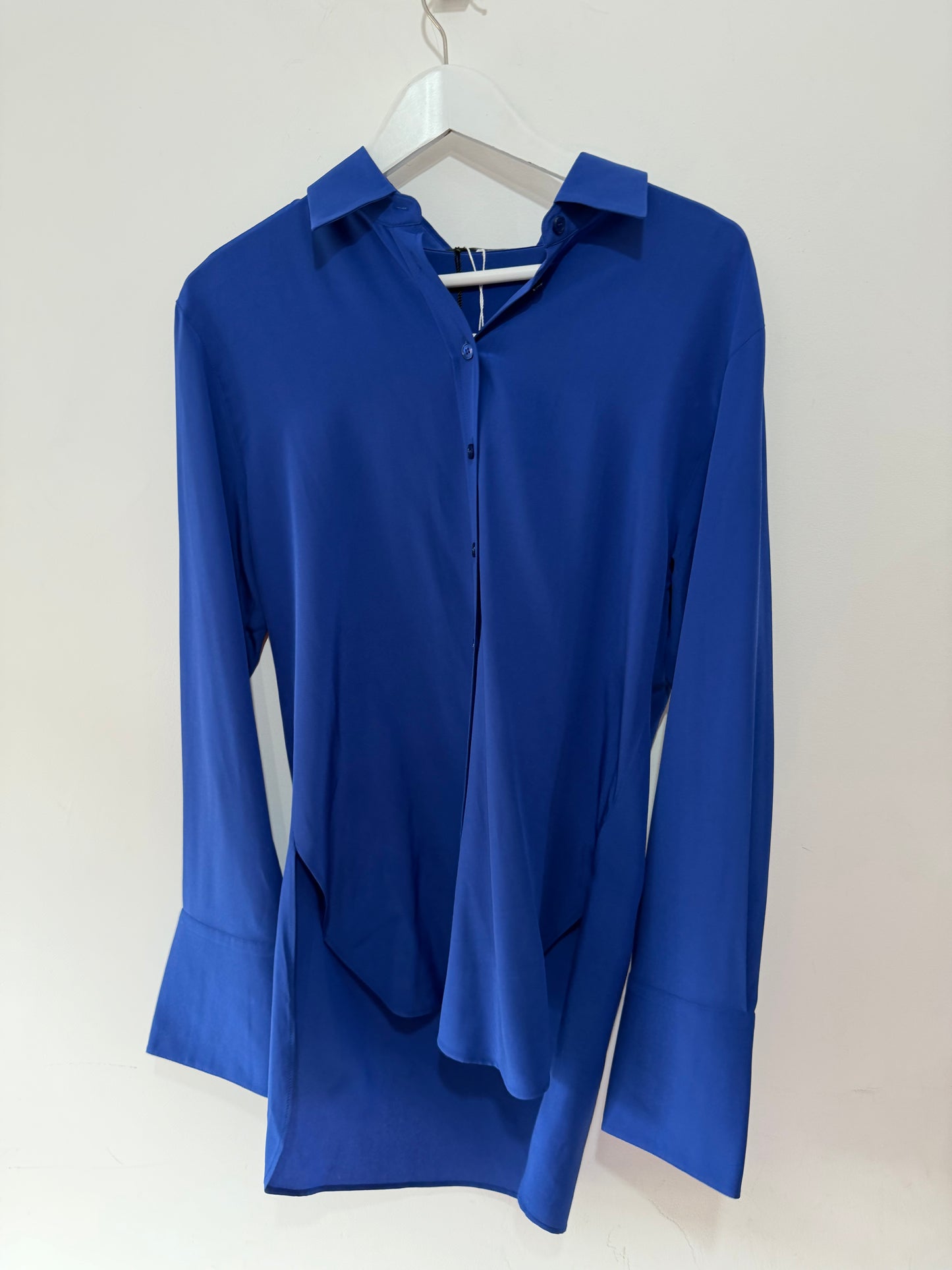 Preloved, Blue Joseph Shirt, UK 6 Oversized