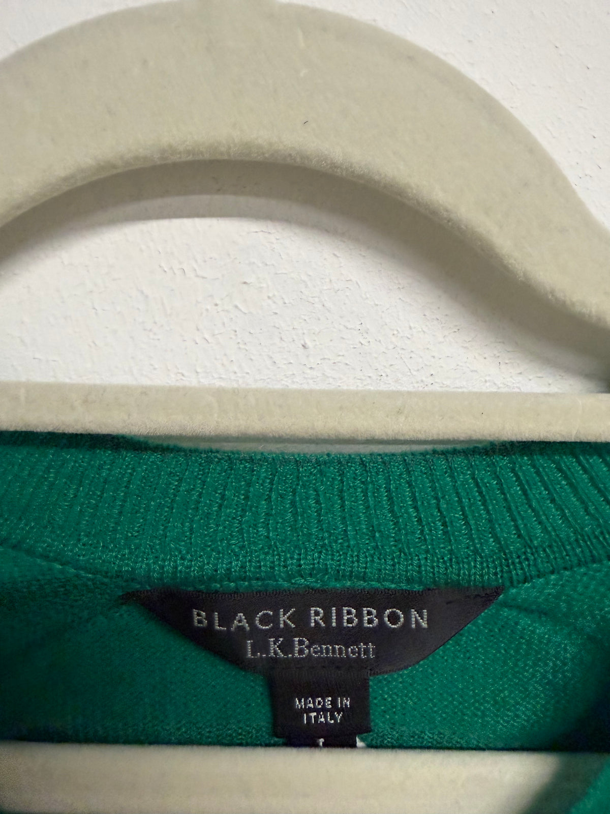 BNWT Lk Bennett Knit Top Size Large Green