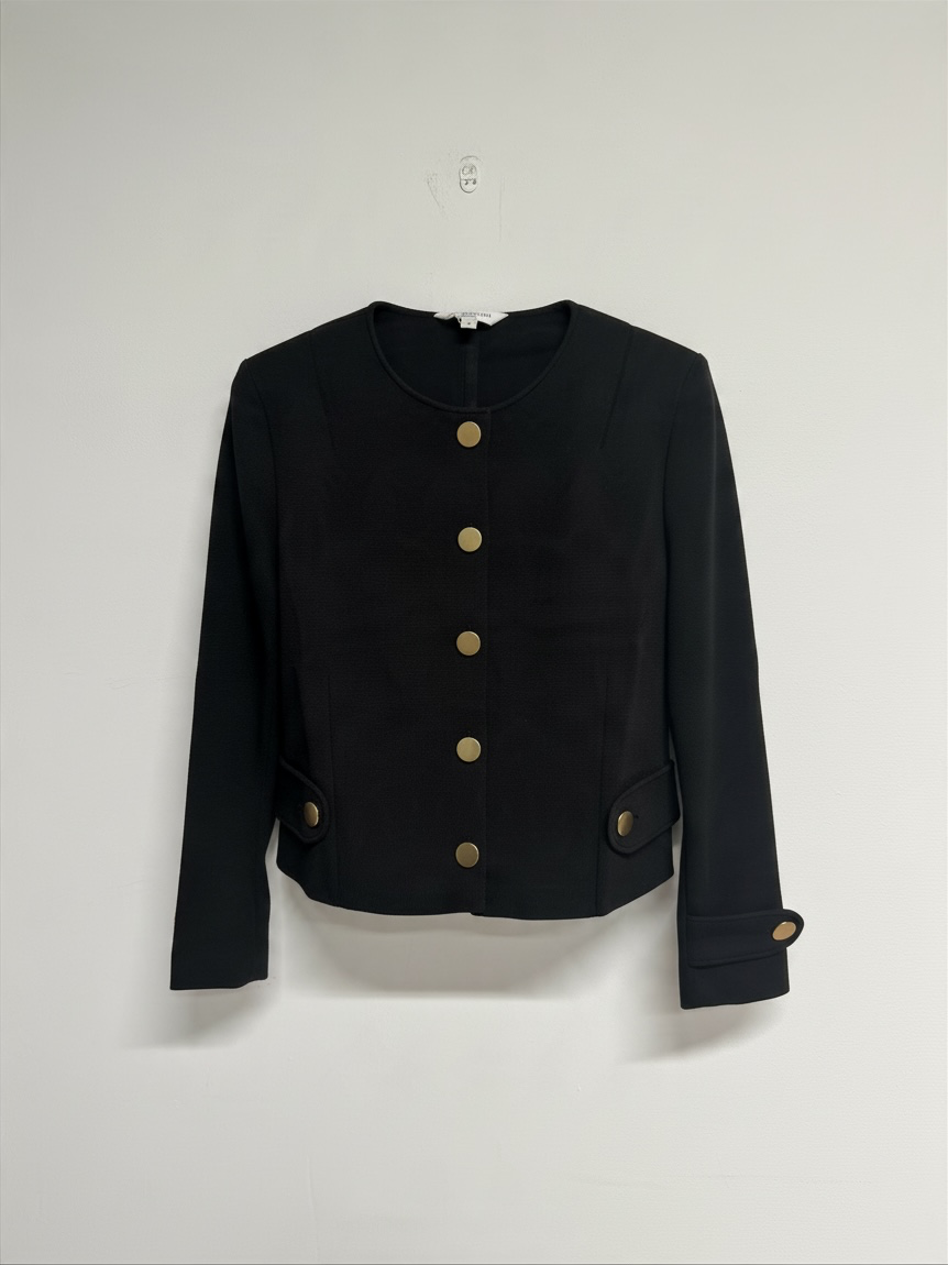 Preloved Lk Bennett Cardigan Size Medium Black
