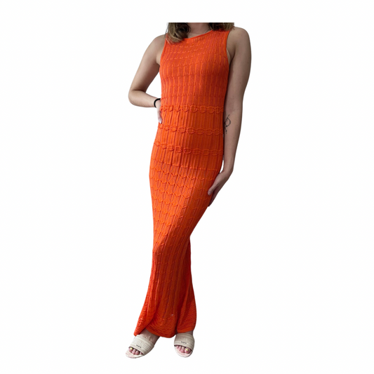 Missoni Orange Long Dress - 10