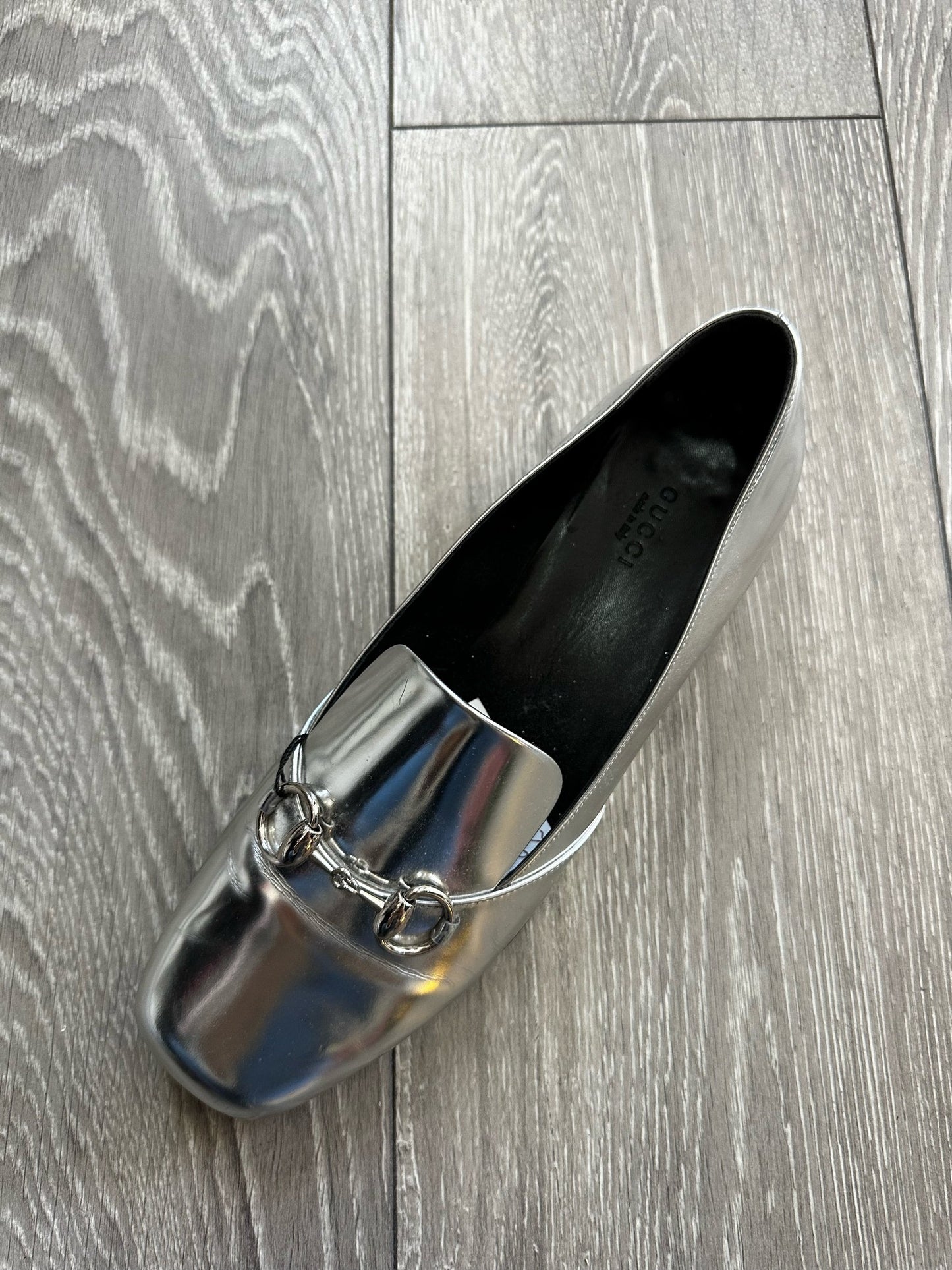 Gucci Silver Loafers - 7