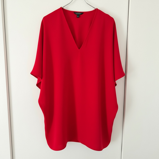 Preloved, Red Ralph Lauren Dress, S