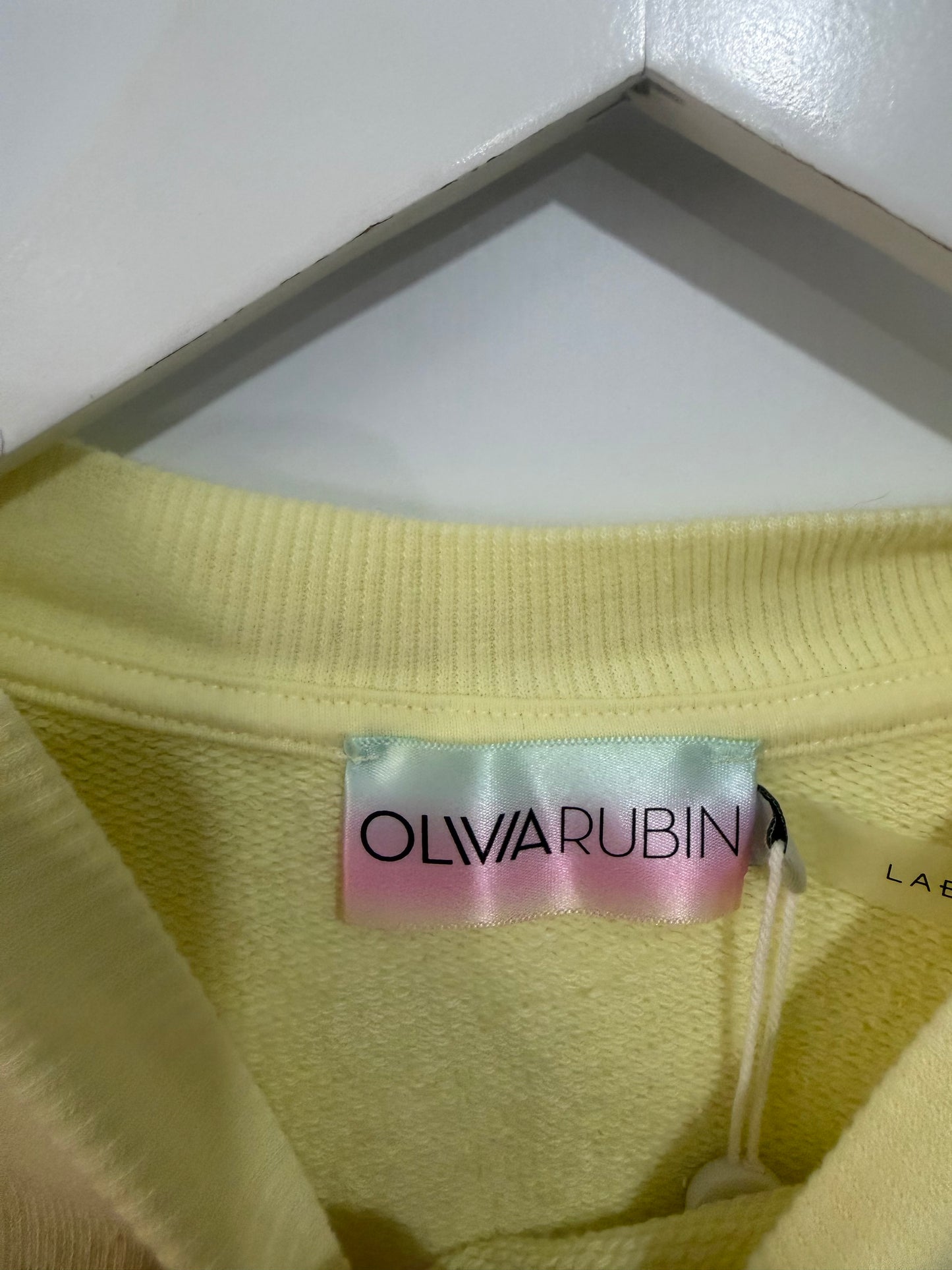 Yellow Brand New Olivia Rubin  Jumper, Size M