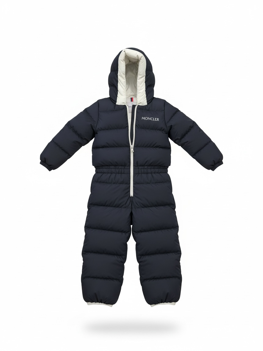 Preloved Moncler Kids Enfant Cola Padded Snowsuit Set Age 2