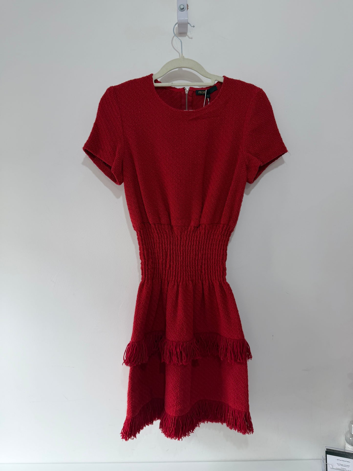Red Maje Dress, Size 1