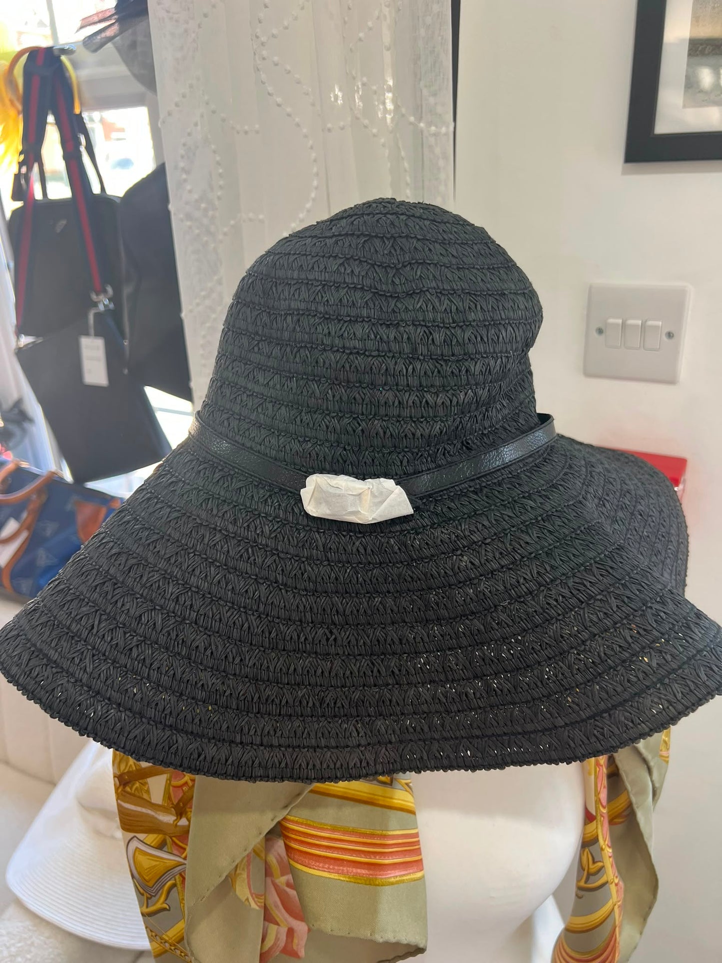 Preloved Black Melissa Obabash Hat