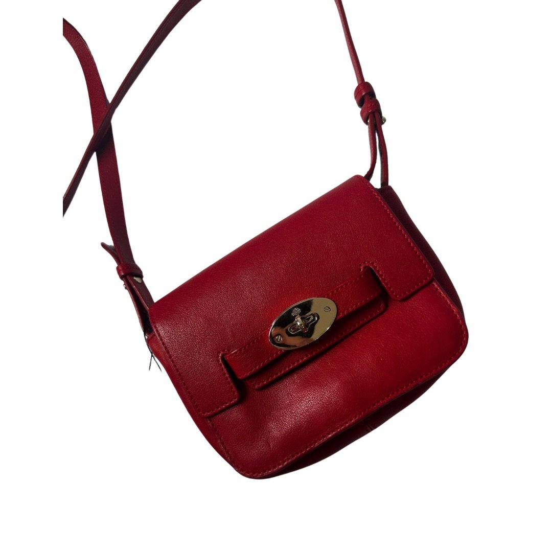 Red Mini Cross Mulberry Bag