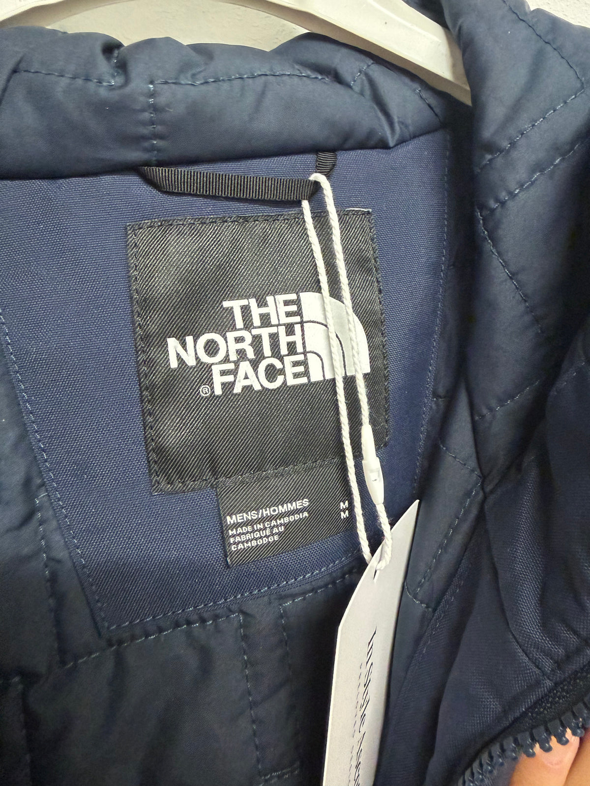 Preloved Mens The North Face Jacket Size M Navy