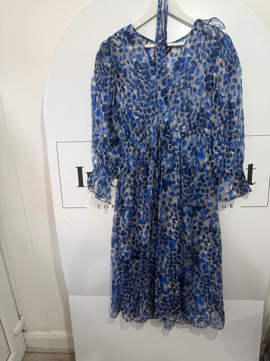 Blue The Fold Dress, Size 10
