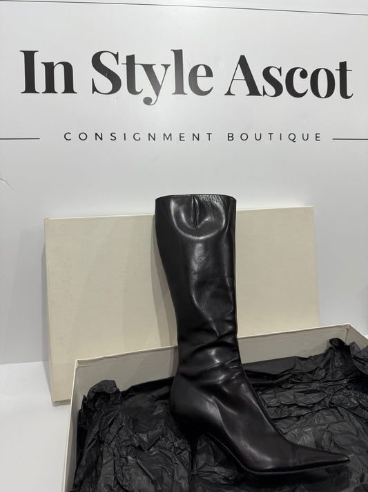 Black D&G Boots, Size 3