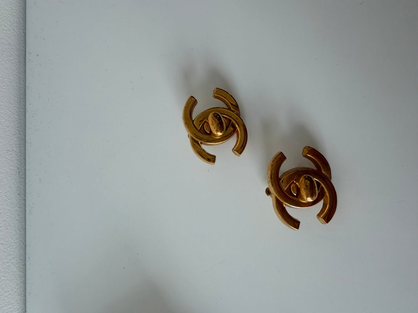 Pre-loved Gold Chanel Earrings