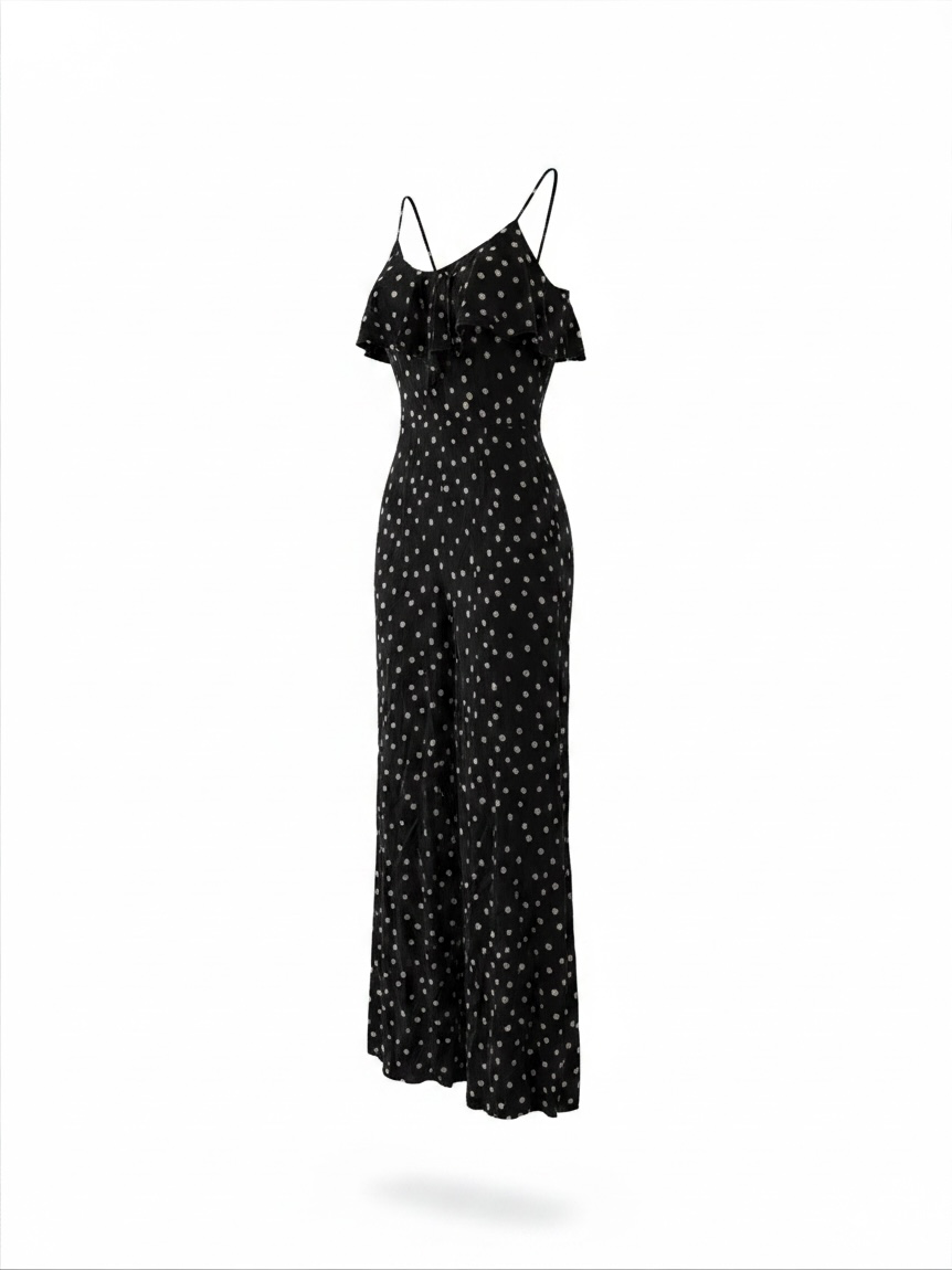 Preloved Zimmermann Jumpsuit Size XS (Zimmermann 0) Grey Polka Dot