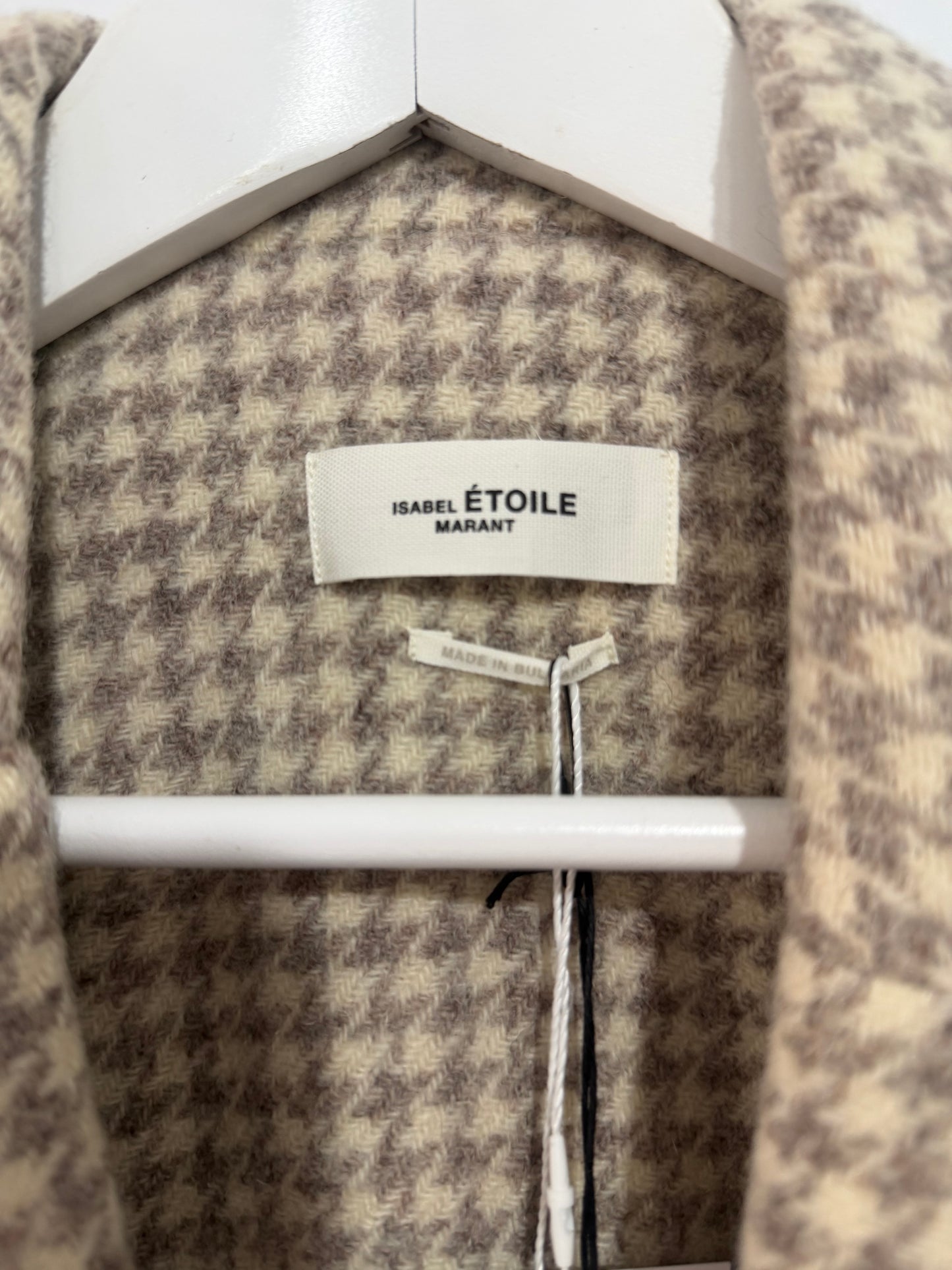 Houndstooth Brand New Isabel Marant Blazer Jacket, Size M