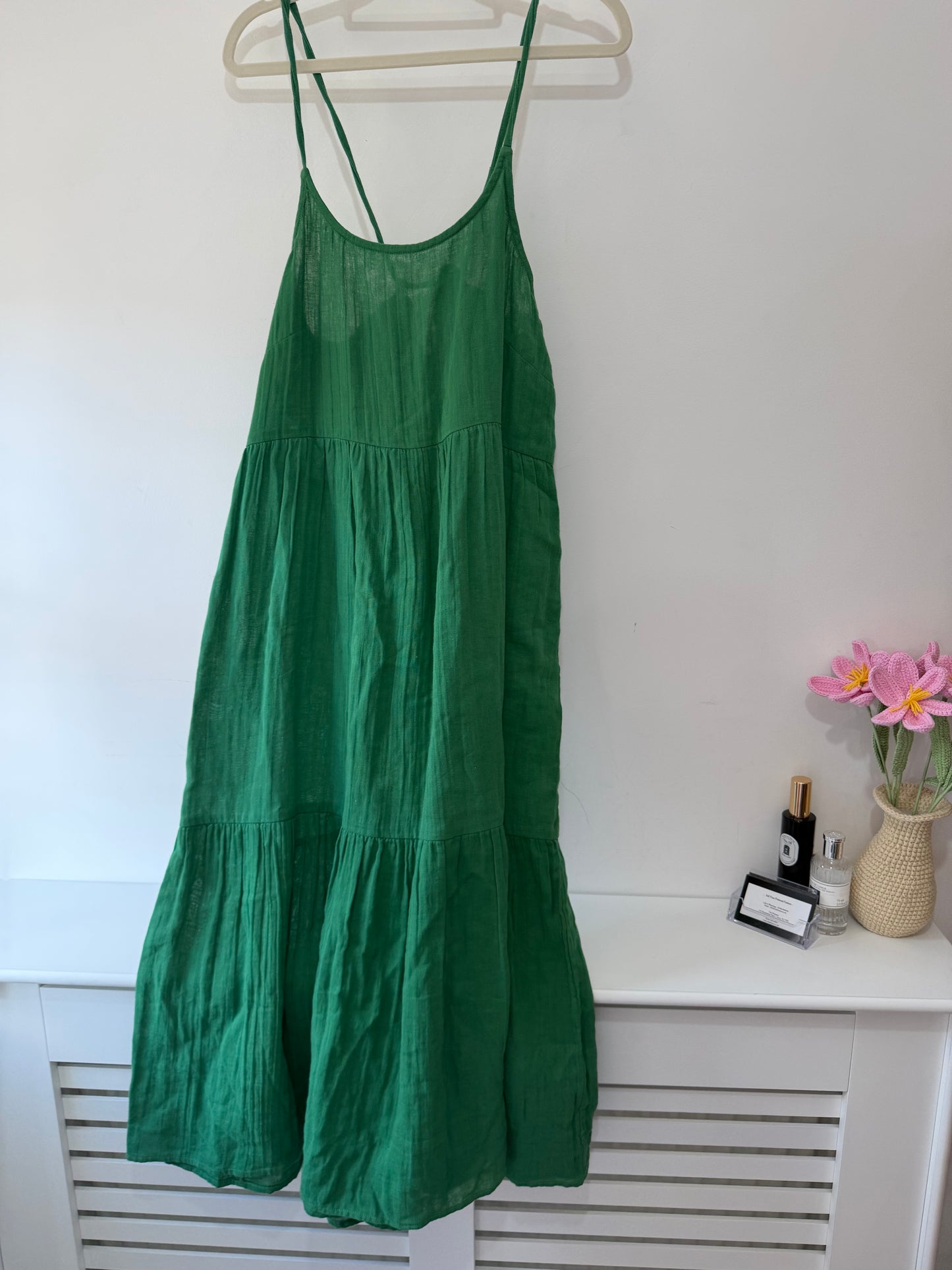 Preloved, Green ICHI Dress, UK 16