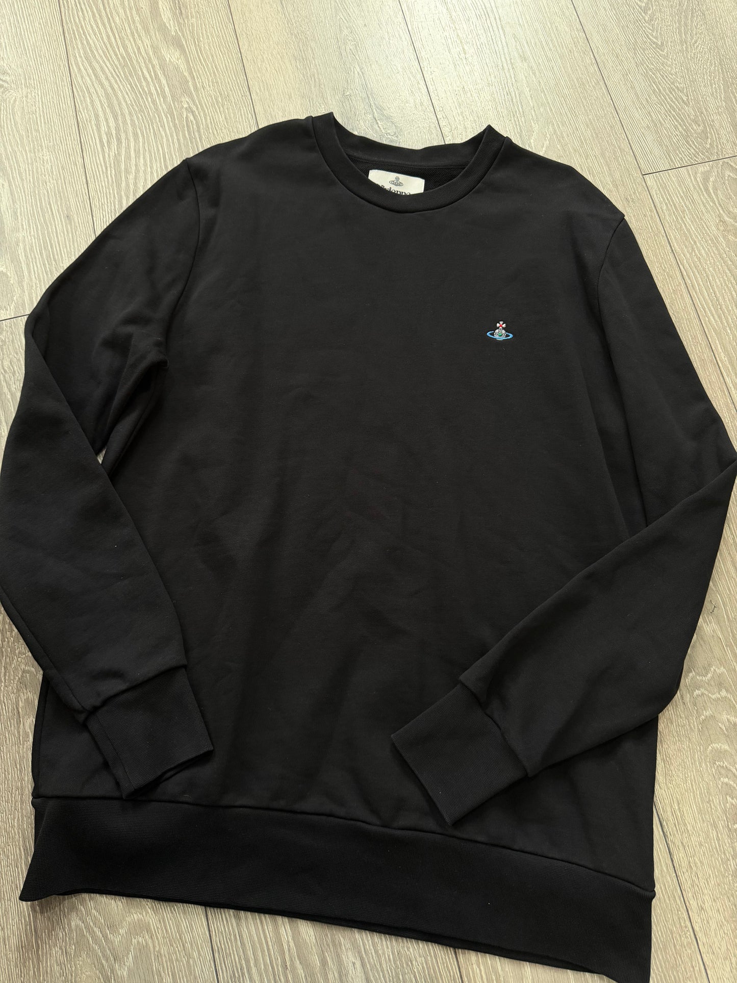 Preloved Black Vivienne Westwood Jumper, Large