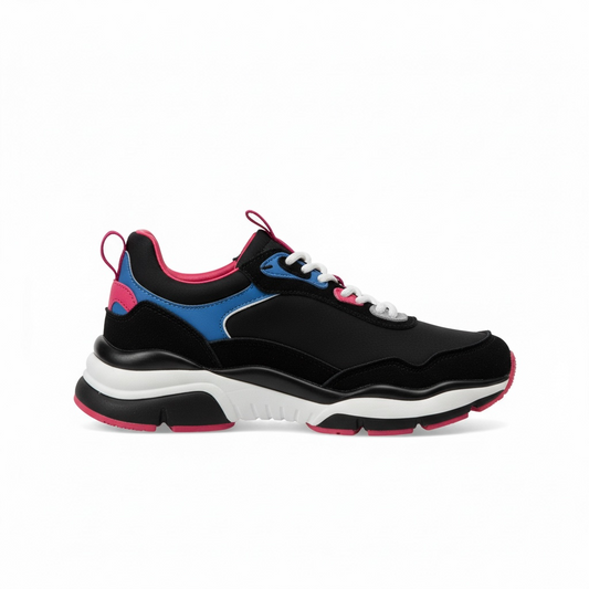 Pre-owned, Brand New Pink and Black Emporio Armani Sneakers Trainers, Size 3