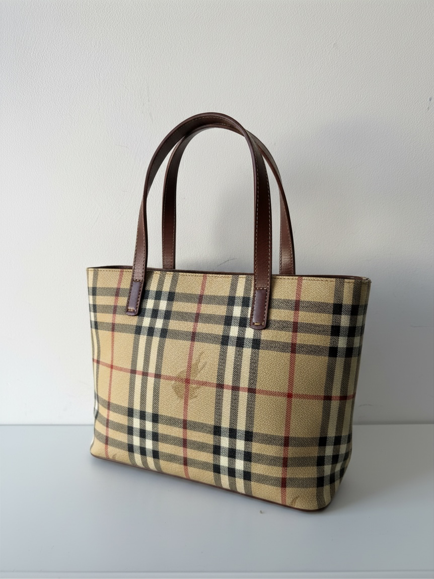 Preloved Burberry Handbag Monogram