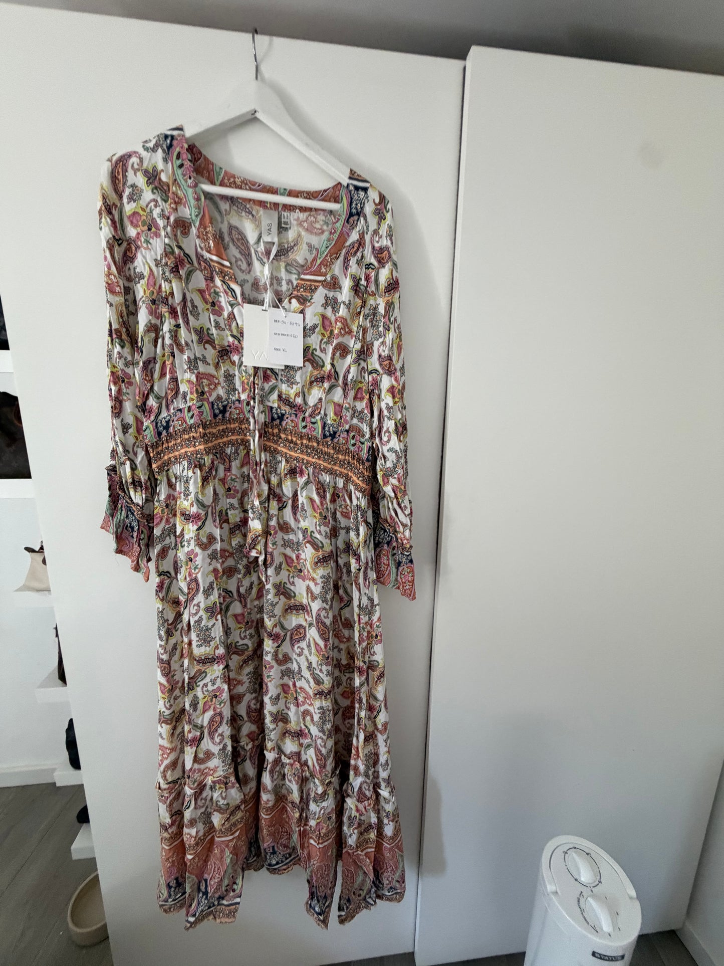 Pre-Loved Multi Y.A.S Dress, XL, BNWT