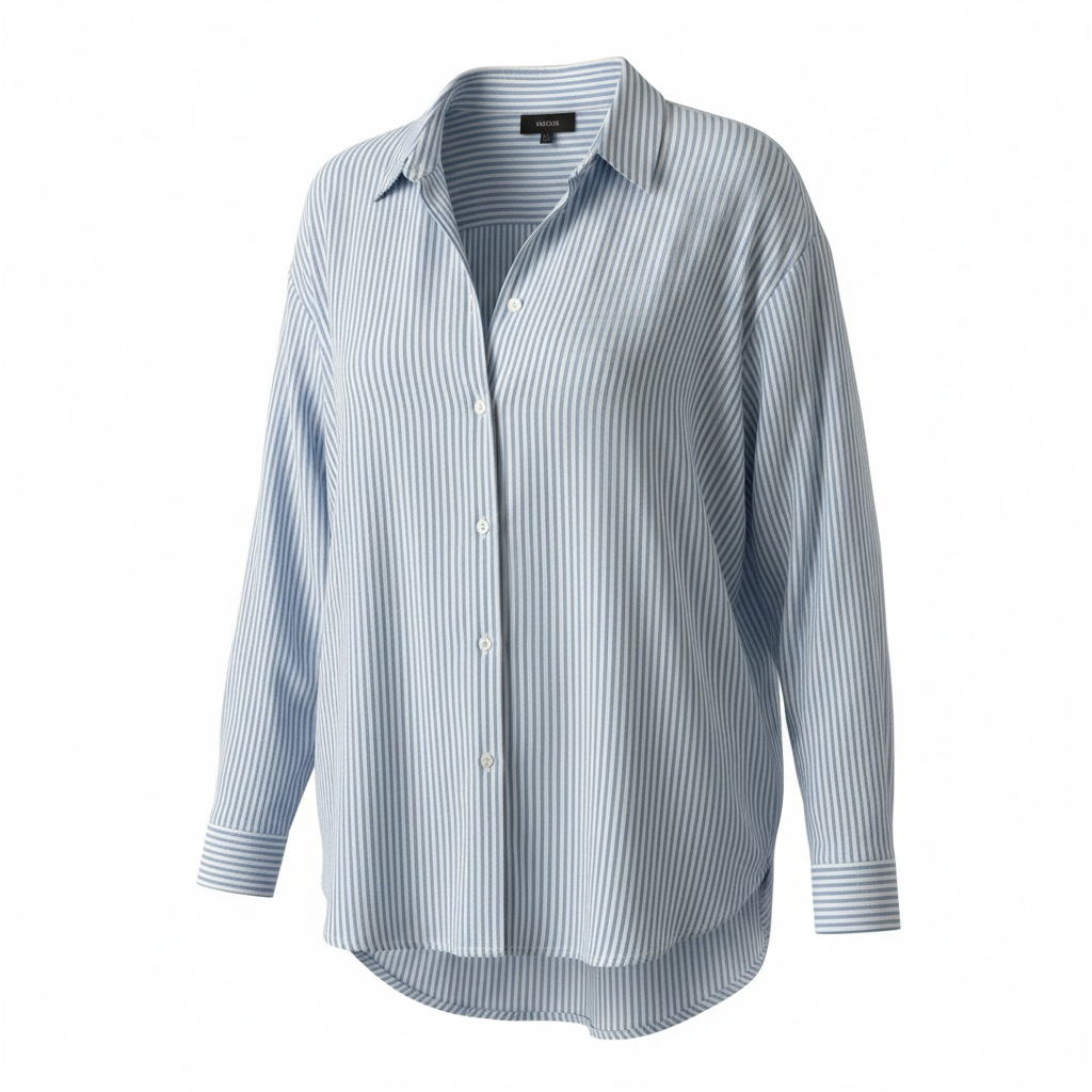 Pre-loved Blue Stripe Me + Em Blouse, 14