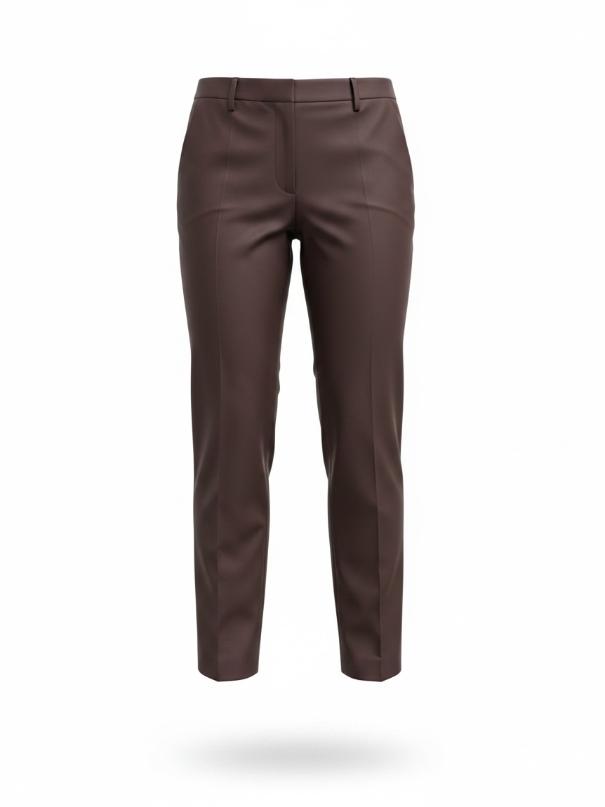 Preloved Theory Trousers Size 10 Burgundy