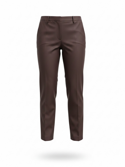 Preloved Theory Trousers Size 10 Burgundy
