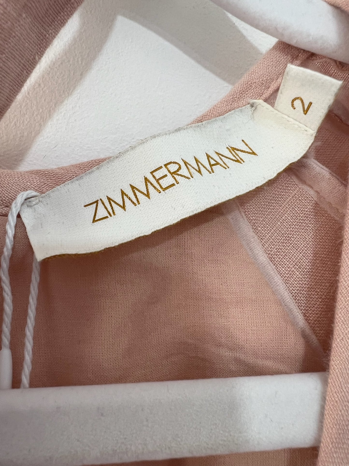 Preloved Pink Zimmerman Dress, UK 12