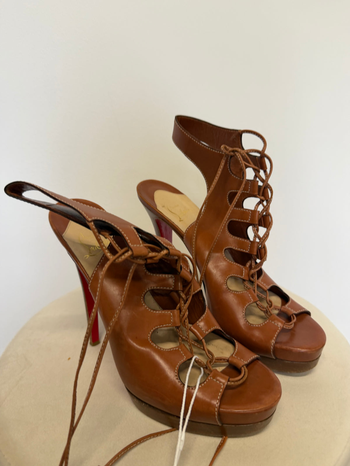 Preloved Christian Louboutin Heels EU 40 UK 7 Brown