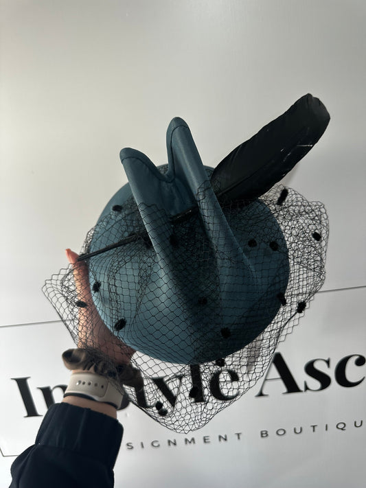 Blue & Feather Norman Edwin Fascinator