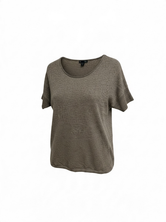 Preloved Gap Knit Top Size Small Grey