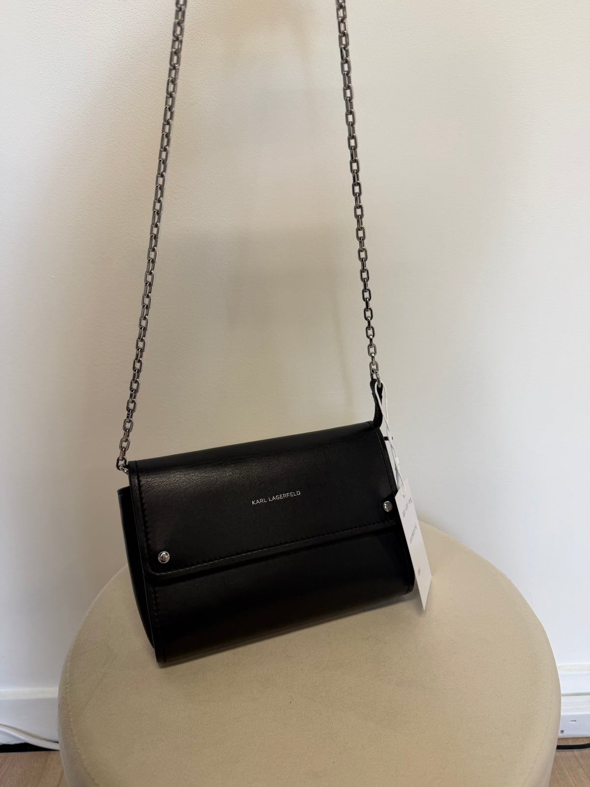 Preloved Karl Lagerfield Handbag Black